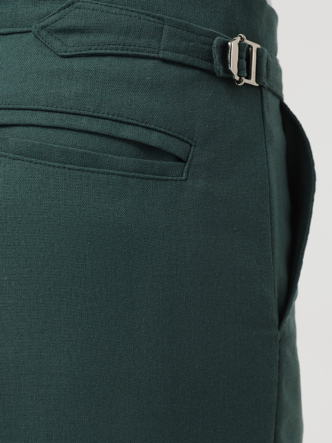 Повсякденні штани IJ модель pantsi-linen-emerald Фото