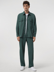 Повсякденні штани IJ модель pantsi-linen-emerald Фото