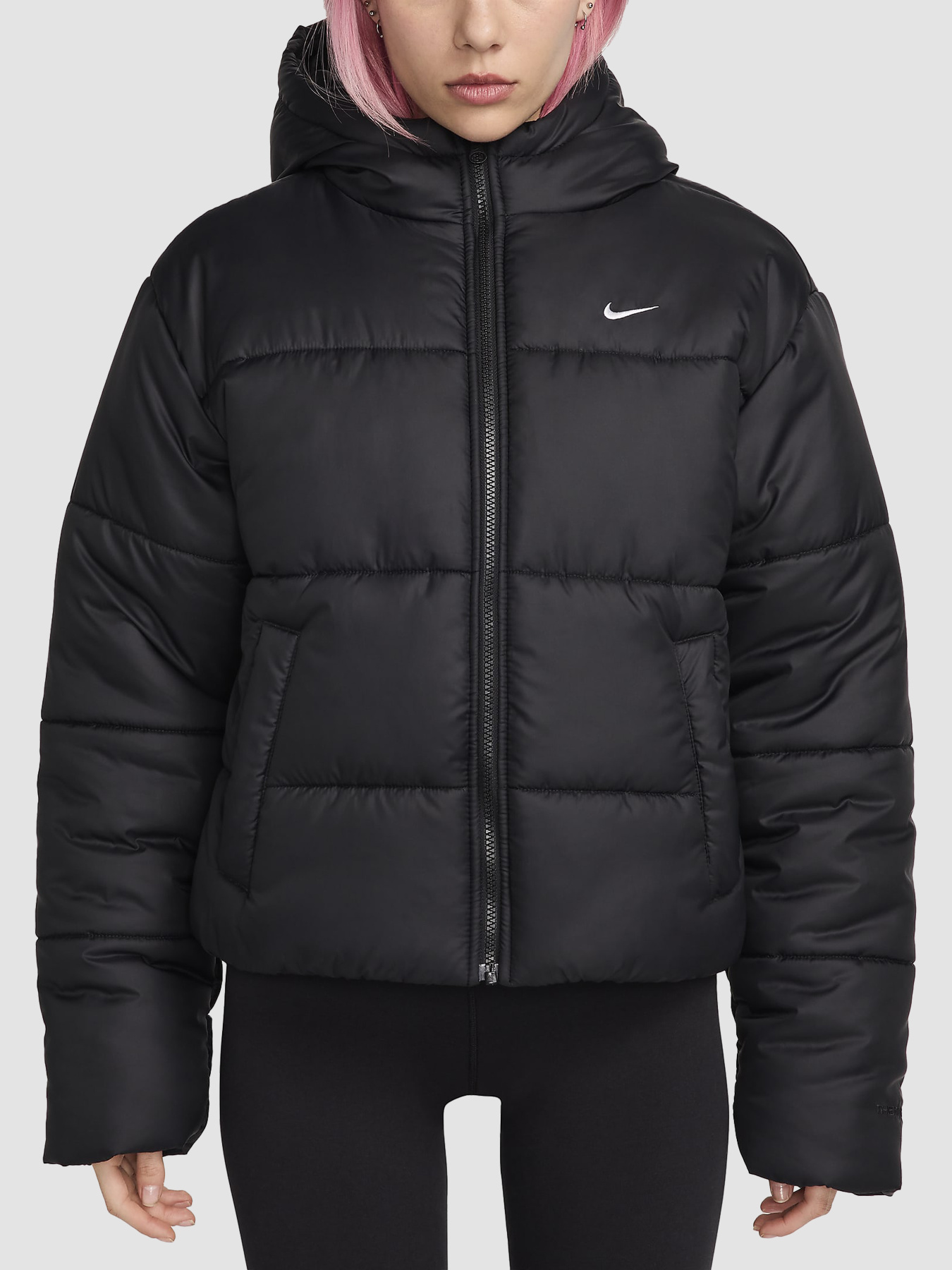 Зимова куртка NIKE Sportswear Classic Puffer модель FZ5899-010 Фото