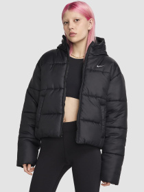 Зимова куртка NIKE Sportswear Classic Puffer модель FZ5899-010 Фото