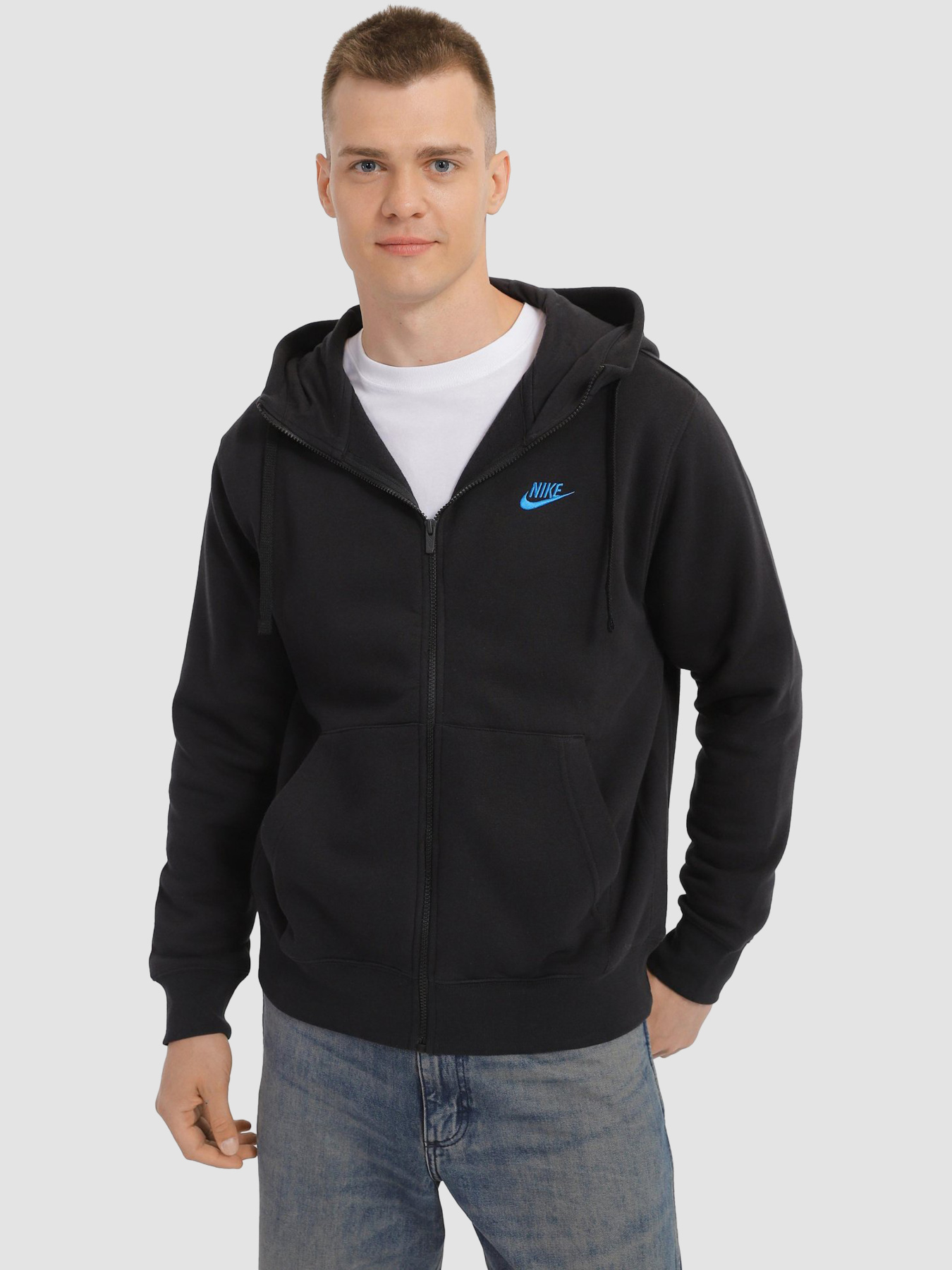 Кофта NIKE Sportswear Club Hoodie модель DQ8384-011 Фото