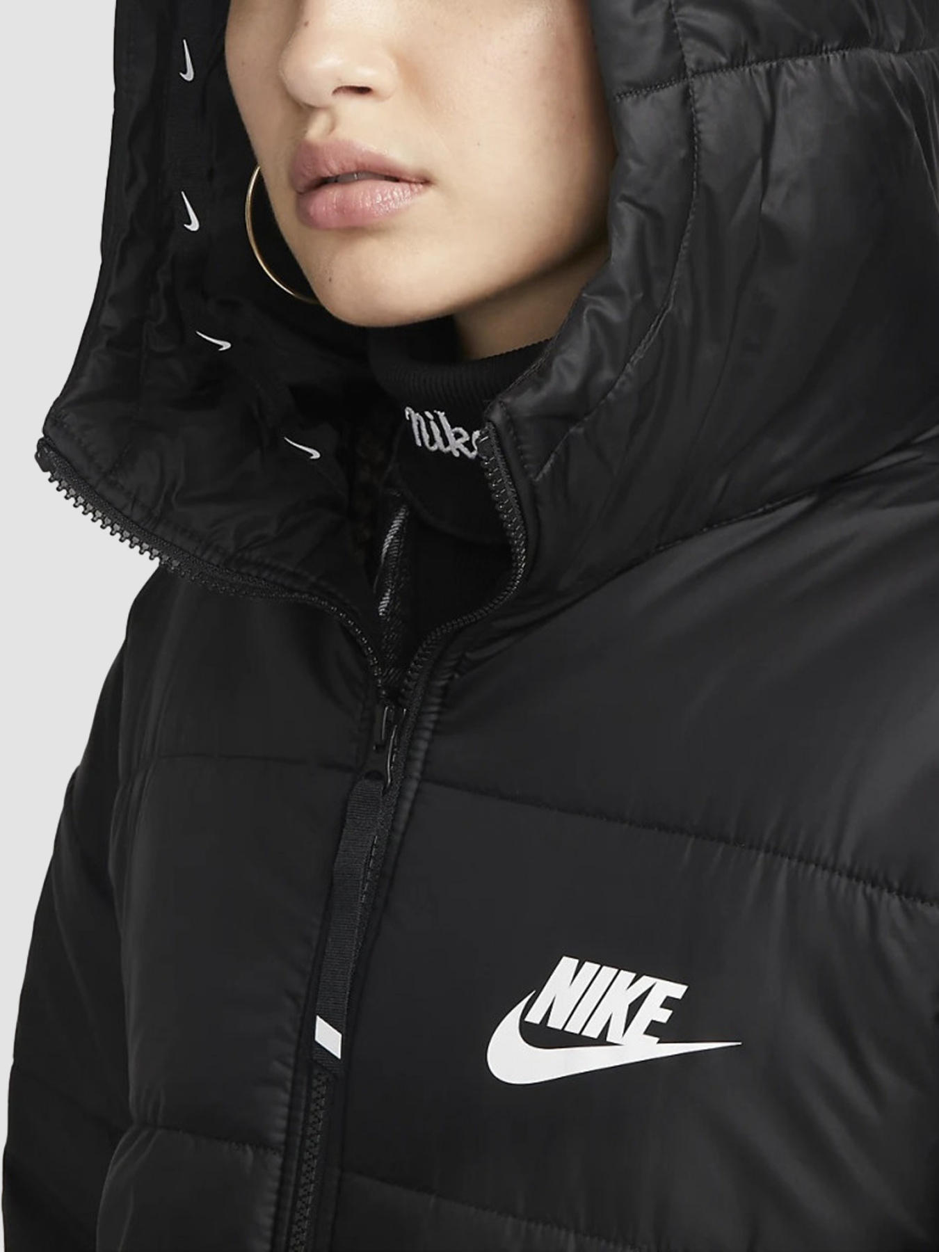 Пуховик NIKE W Nsw Syn Tf Rpl Hd Parka модель DX1798-010 Фото