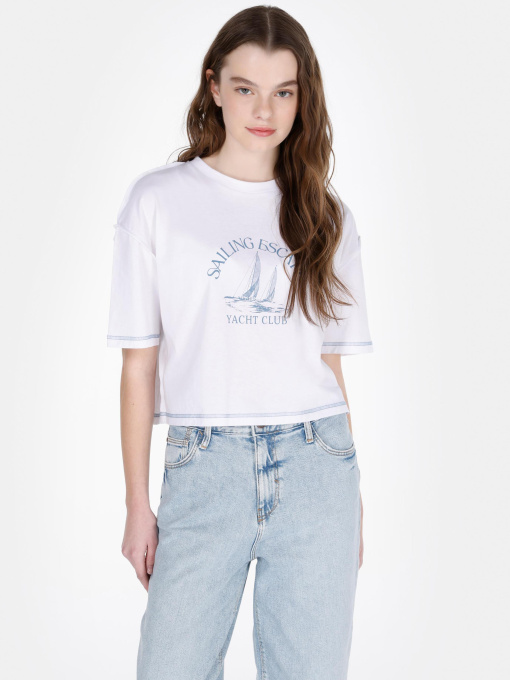 Футболки и поло Colin’s модель CL1073168_Q1.V1_WHT Фото