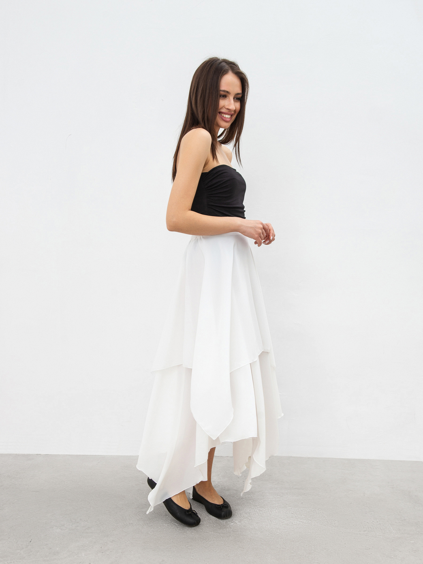 Спідниця міді Romashka Ревері модель 206029405072 Фото