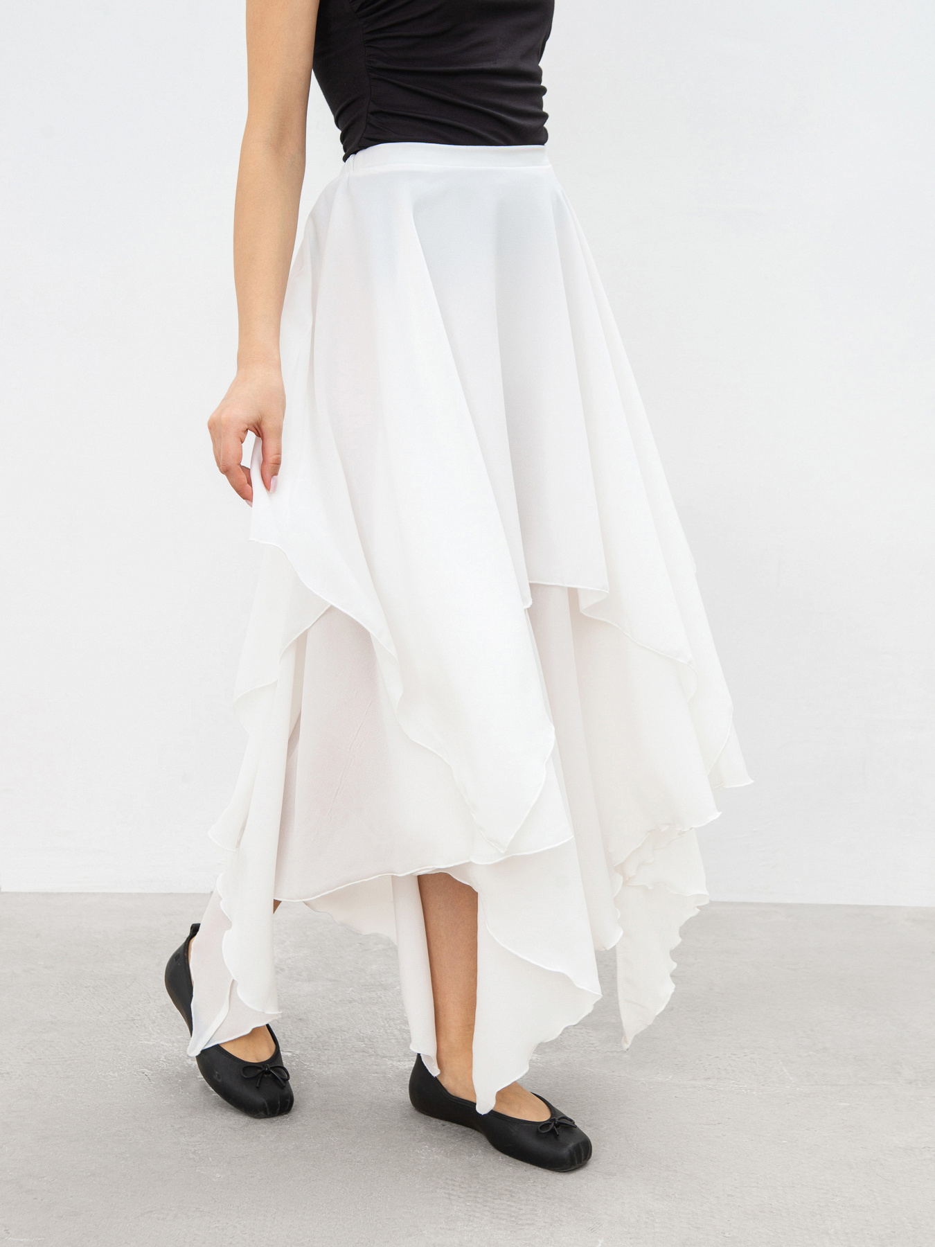 Спідниця міді Romashka Ревері модель 206029405072 Фото