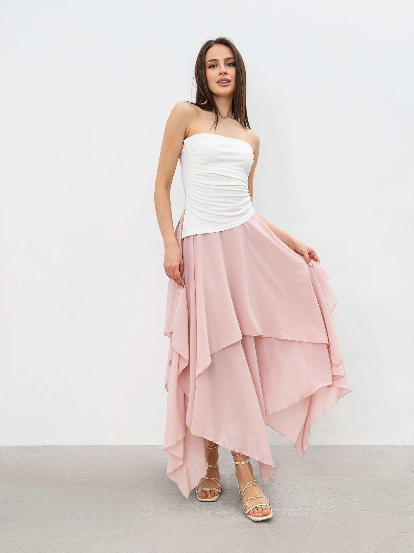 Спідниця міді Romashka Ревері модель 206029405062 Спідниця міді Romashka Ревері модель 206029405062 Фото