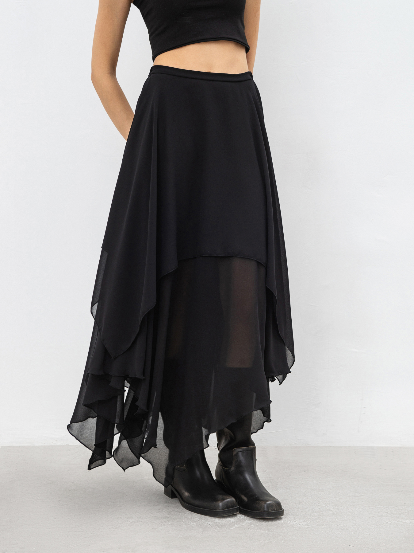 Спідниця міді Romashka Ревері модель 206029405101 Фото