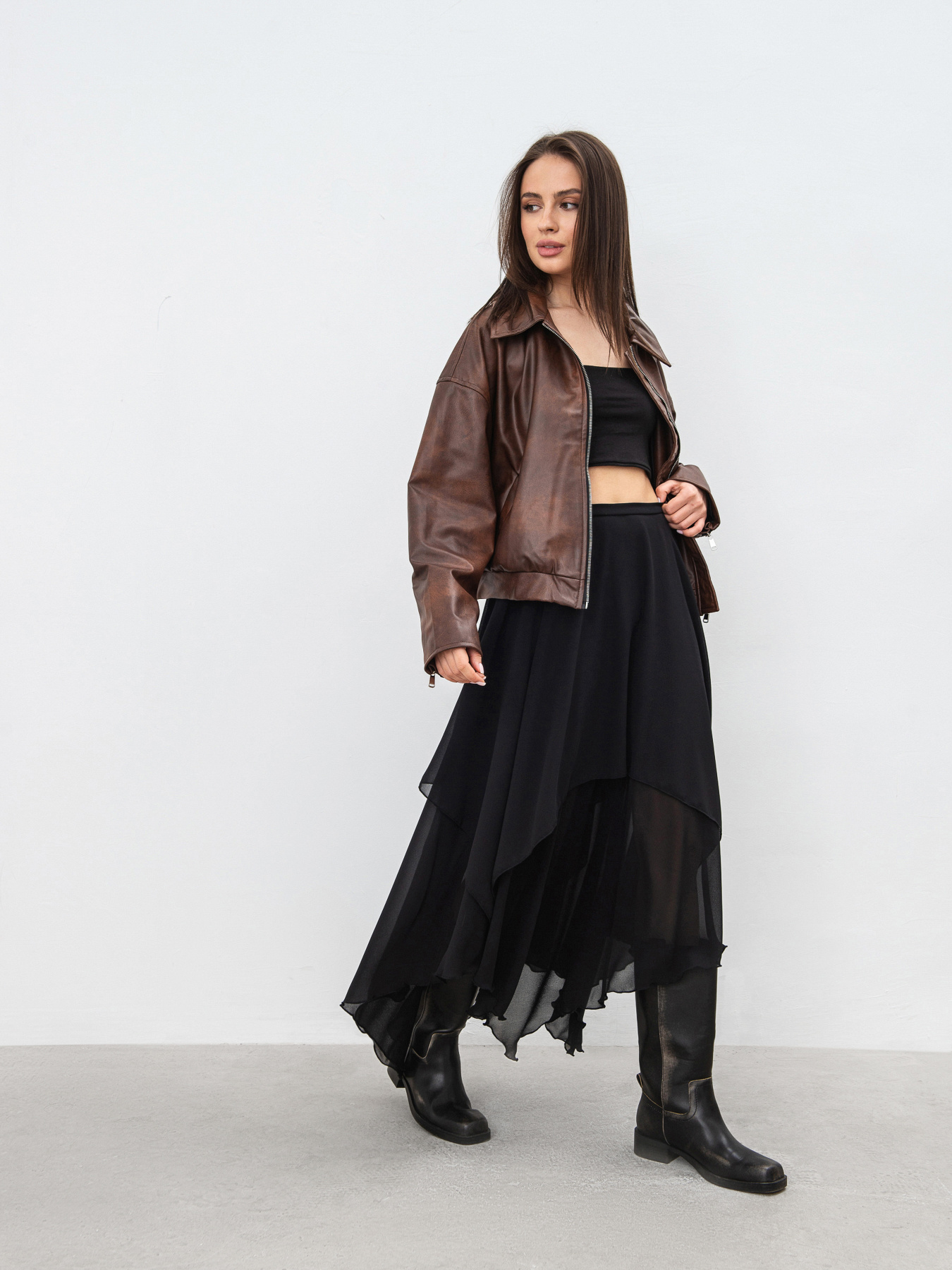 Спідниця міді Romashka Ревері модель 206029405101 Спідниця міді Romashka Ревері модель 206029405101 Фото