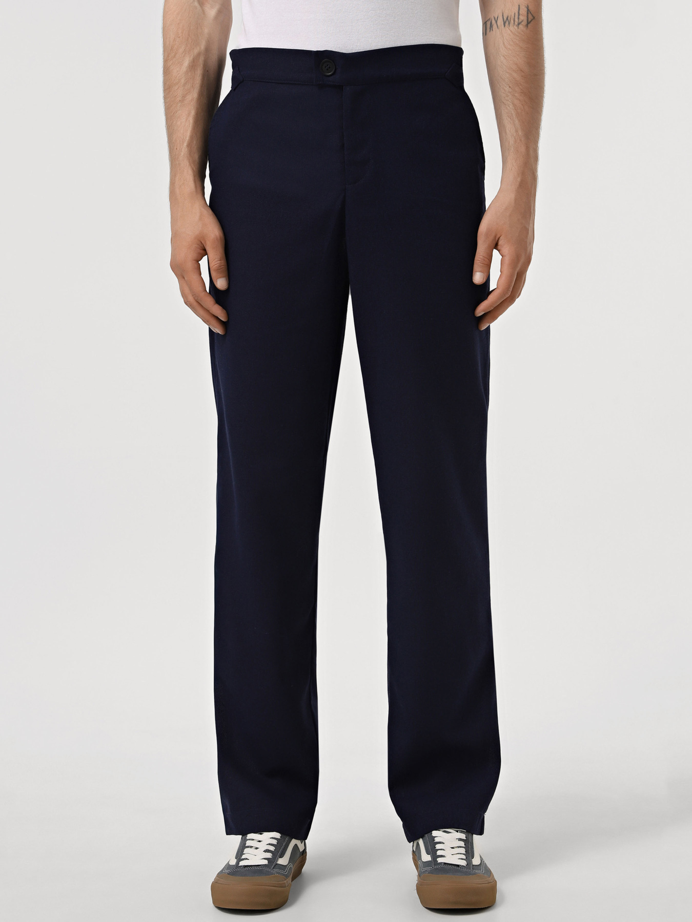 Штани повсякденні IJ модель pantsi-linen-navi Фото