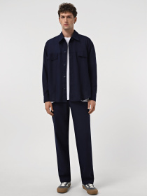 Штани повсякденні IJ модель pantsi-linen-navi Фото