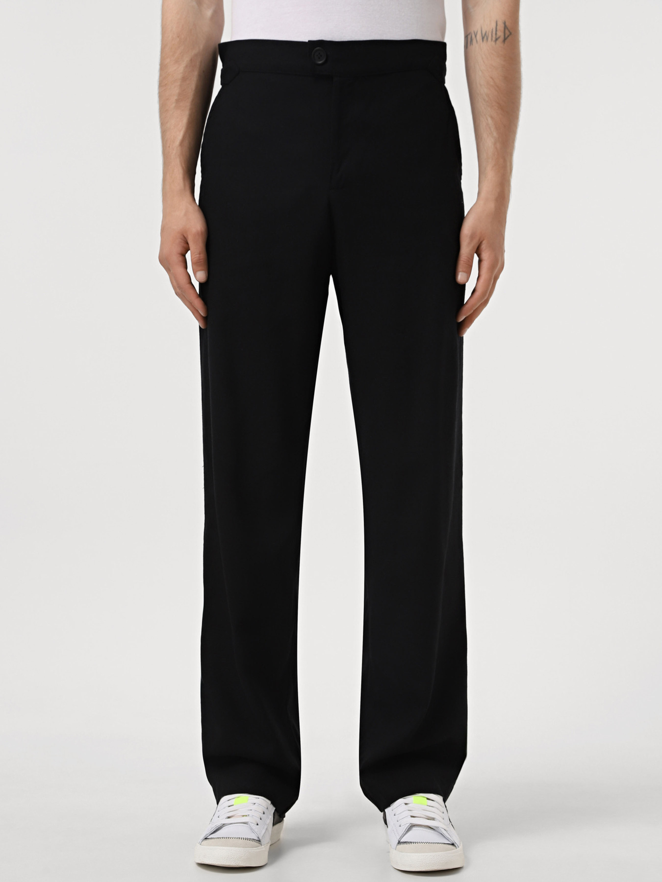 Повсякденні штани IJ модель pantsi-linen-black Фото