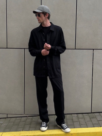 Повсякденні штани IJ модель pantsi-linen-black Фото