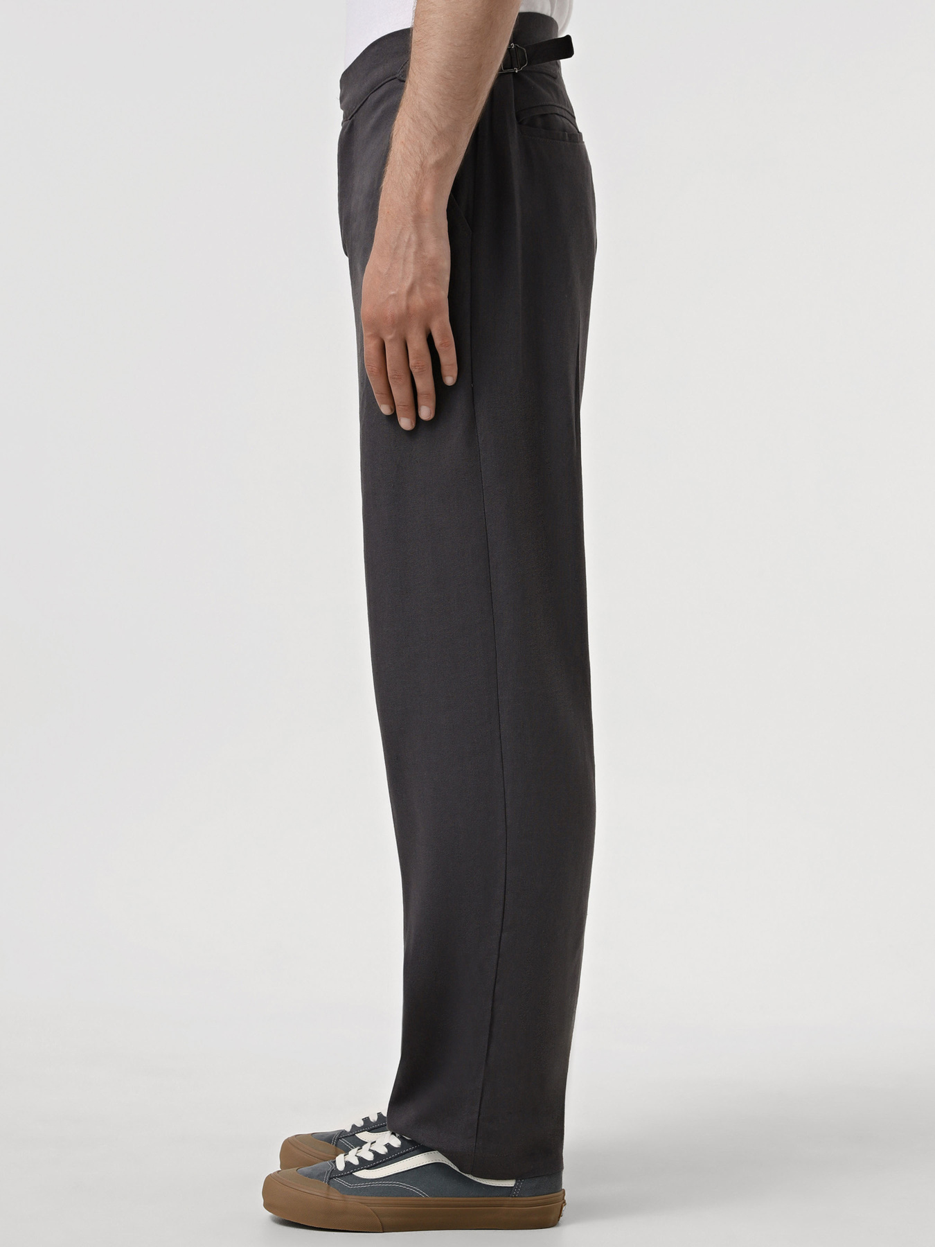 Повсякденні штани IJ модель pantsi-linen-grafit Фото