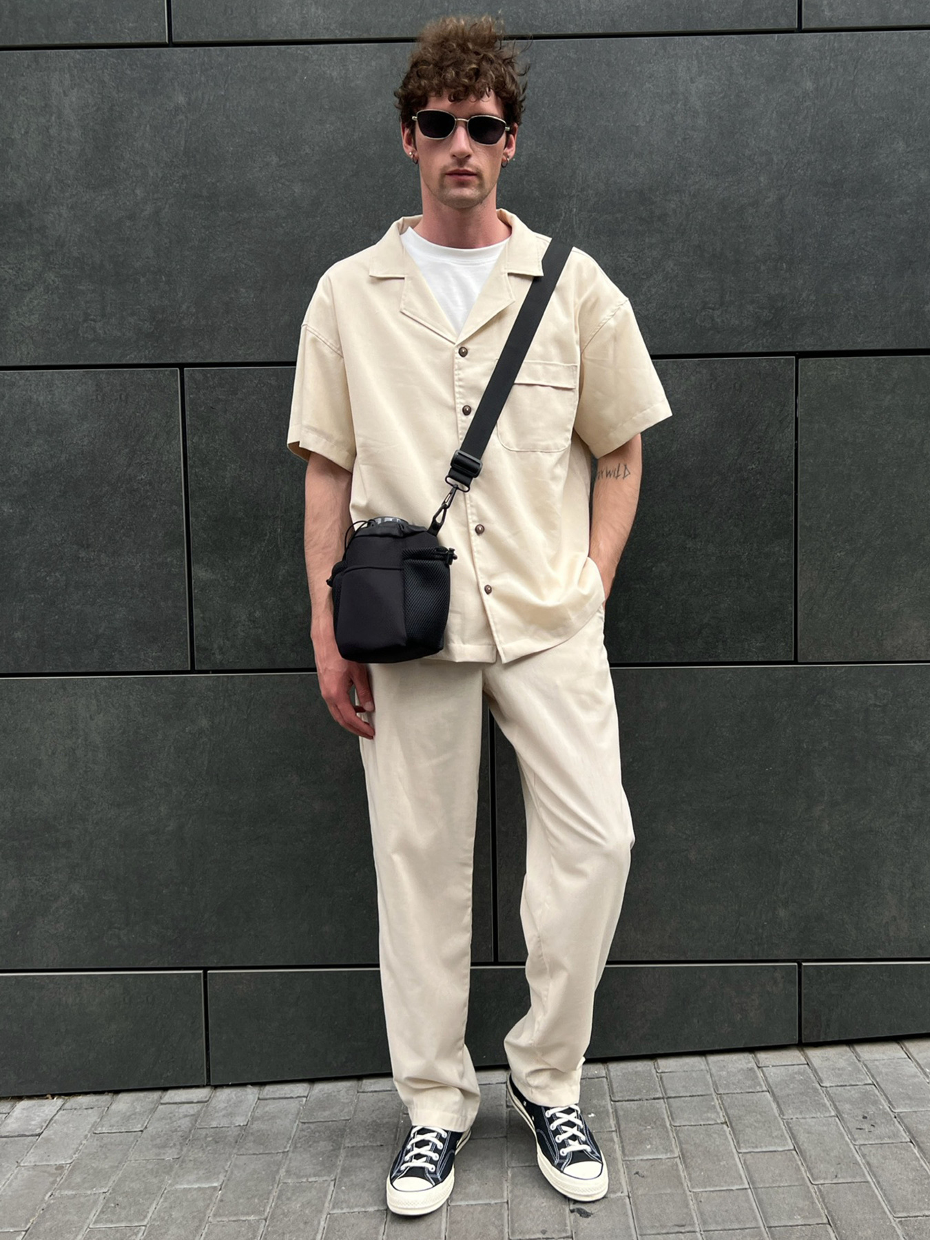 Повсякденні штани IJ модель pantsi-linen-bez Фото