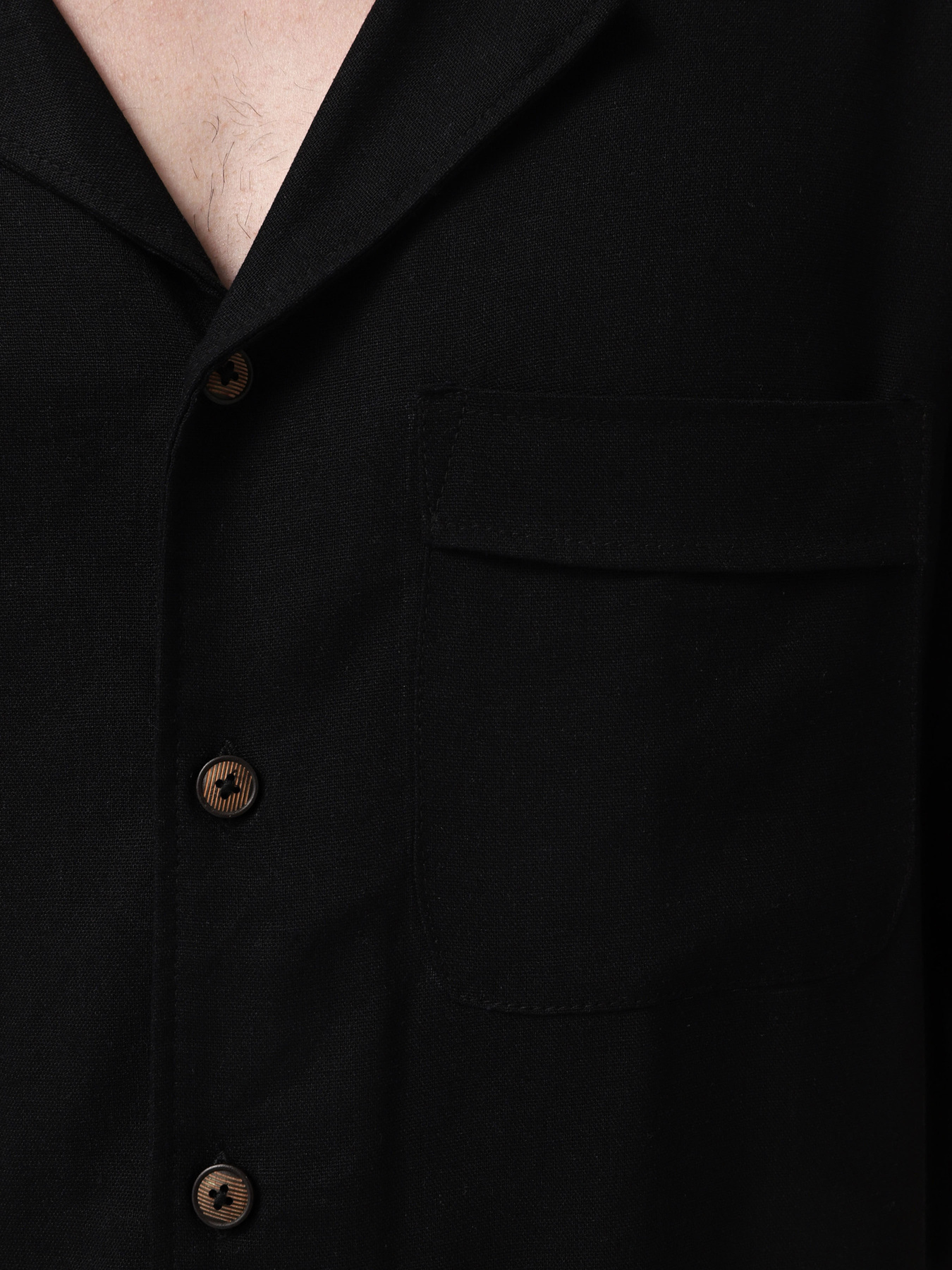 Сорочка повсякденна IJ модель ij-sorochkaKR-linen-black-man Фото