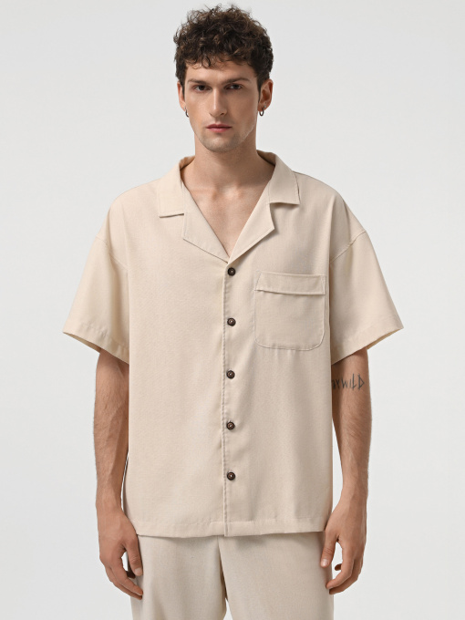 Рубашки IJ модель ij-sorochkaKR-linen-bez-man Фото