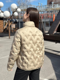 Демисезонная куртка VIVA WEAR модель 065-beige Фото