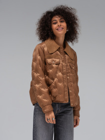 Демісезонна куртка VIVA WEAR модель 181-brown Фото