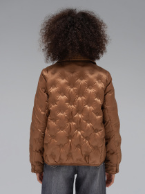 Демісезонна куртка VIVA WEAR модель 181-brown Фото