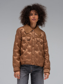 Демисезонная куртка VIVA WEAR модель 181-brown Фото