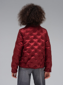 Демісезонна куртка VIVA WEAR модель 181-bordo Фото