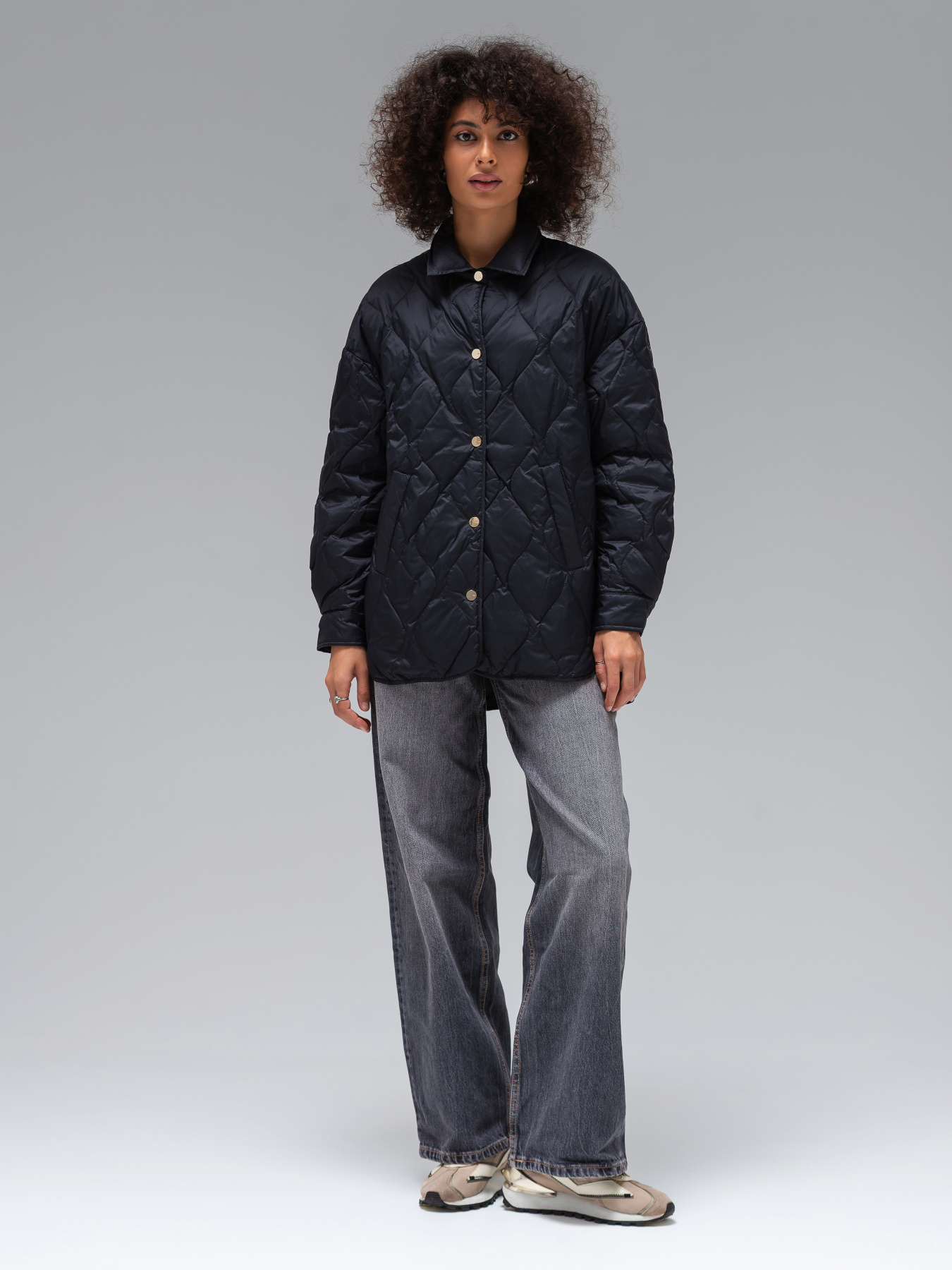 Демисезонная куртка VIVA WEAR модель 0104-black Фото