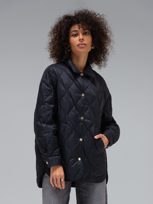 Демисезонная куртка VIVA WEAR модель 0104-black Демисезонная куртка VIVA WEAR модель 0104-black Фото