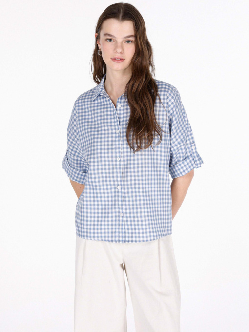 Рубашки Colin’s модель CL1074029_Q1.V1_BLE Рубашки Colin’s модель CL1074029_Q1.V1_BLE Фото