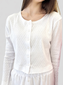 Одяг для дому та сну EVIE модель White-124 Фото