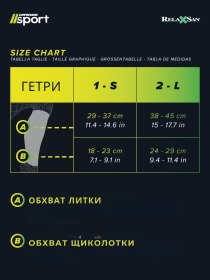 Гетры Relaxsan Компресійні модель 803 Фото