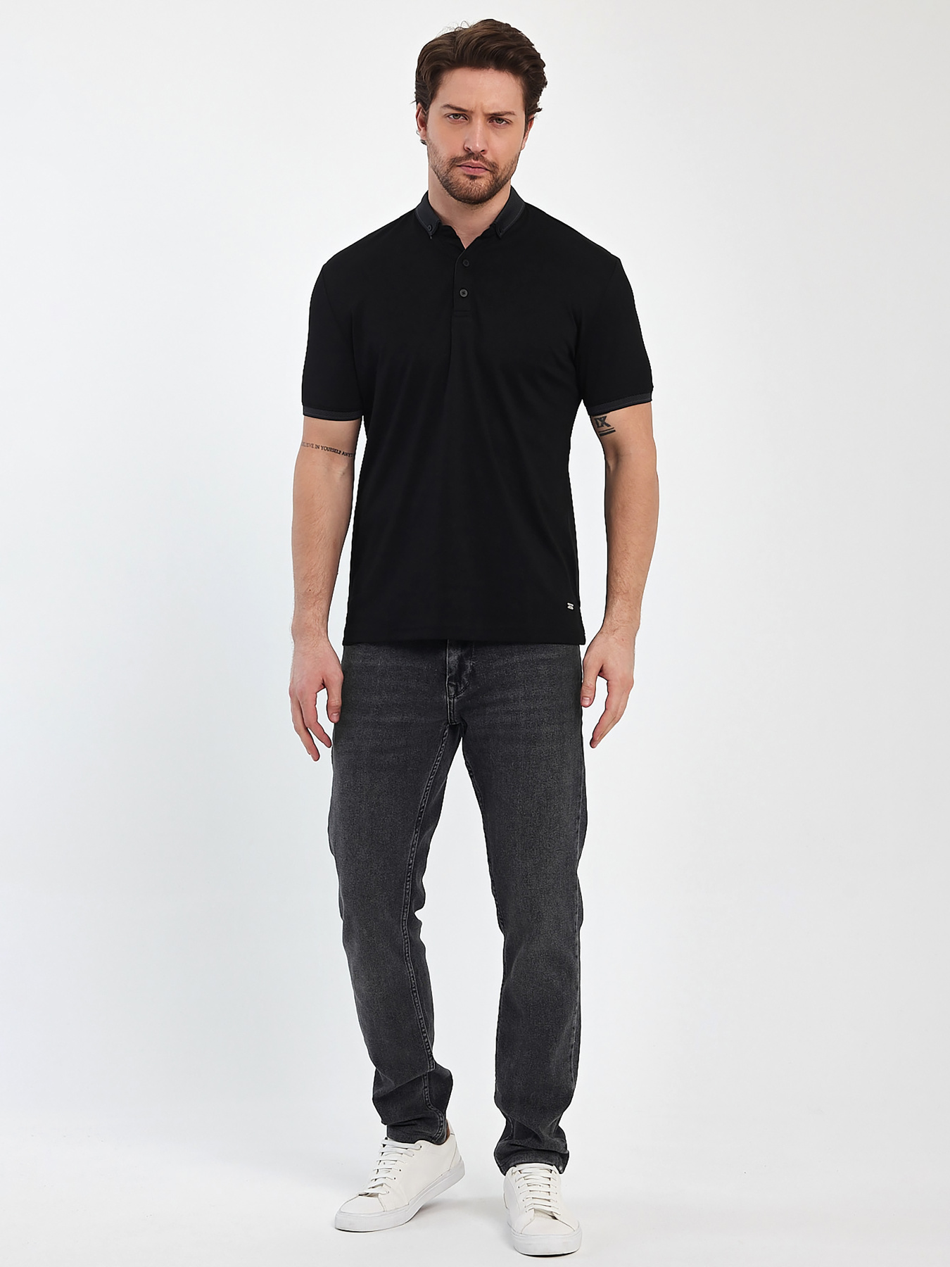 Поло Trend Collection модель TC12487BlackFTBLK Фото