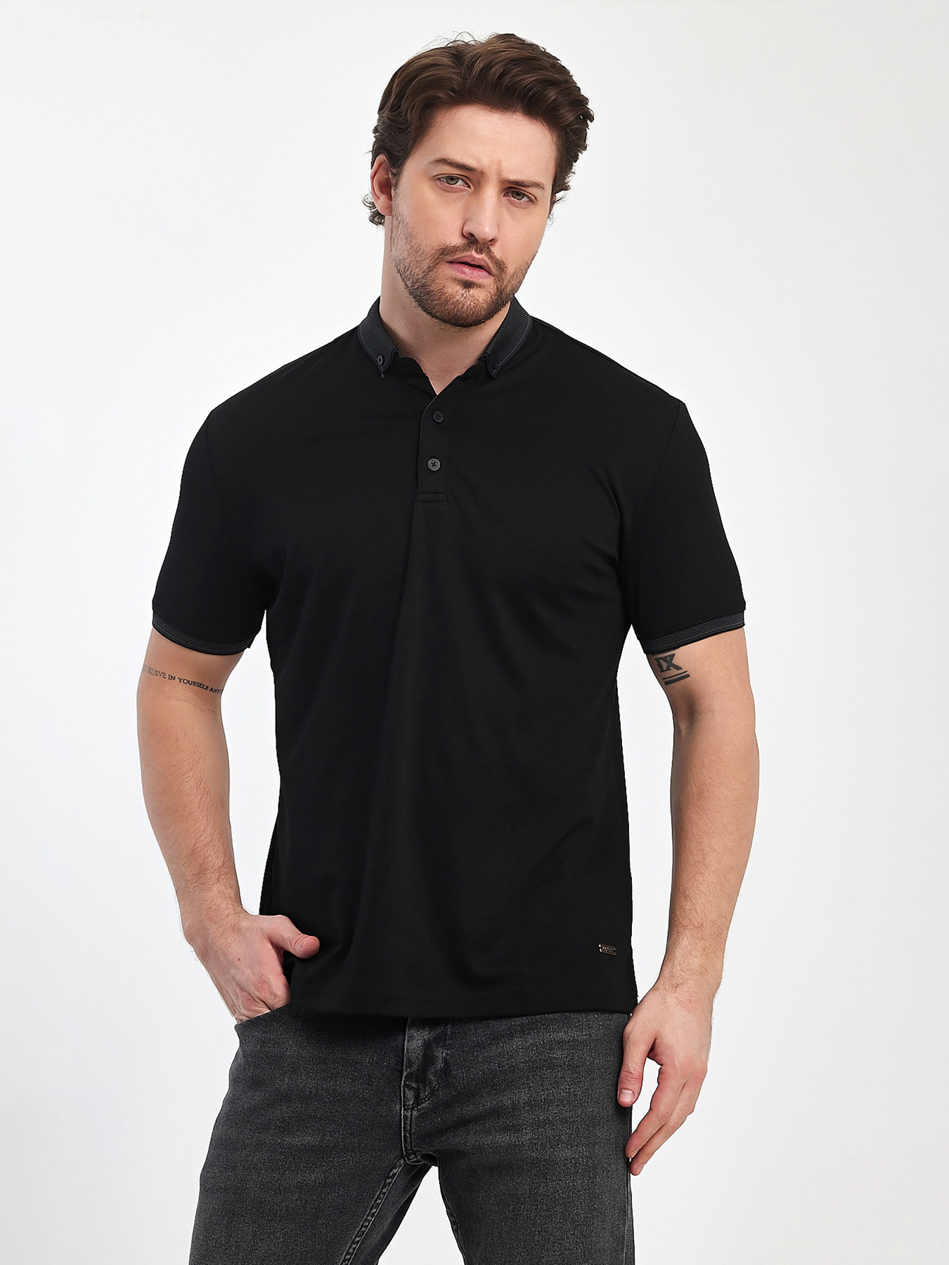 Поло Trend Collection модель TC12487BlackFTBLK Фото