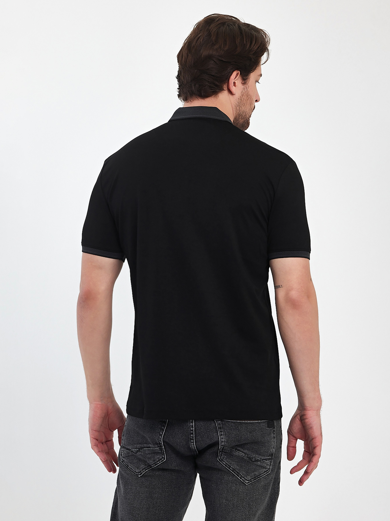 Поло Trend Collection модель TC12487BlackFTBLK Фото