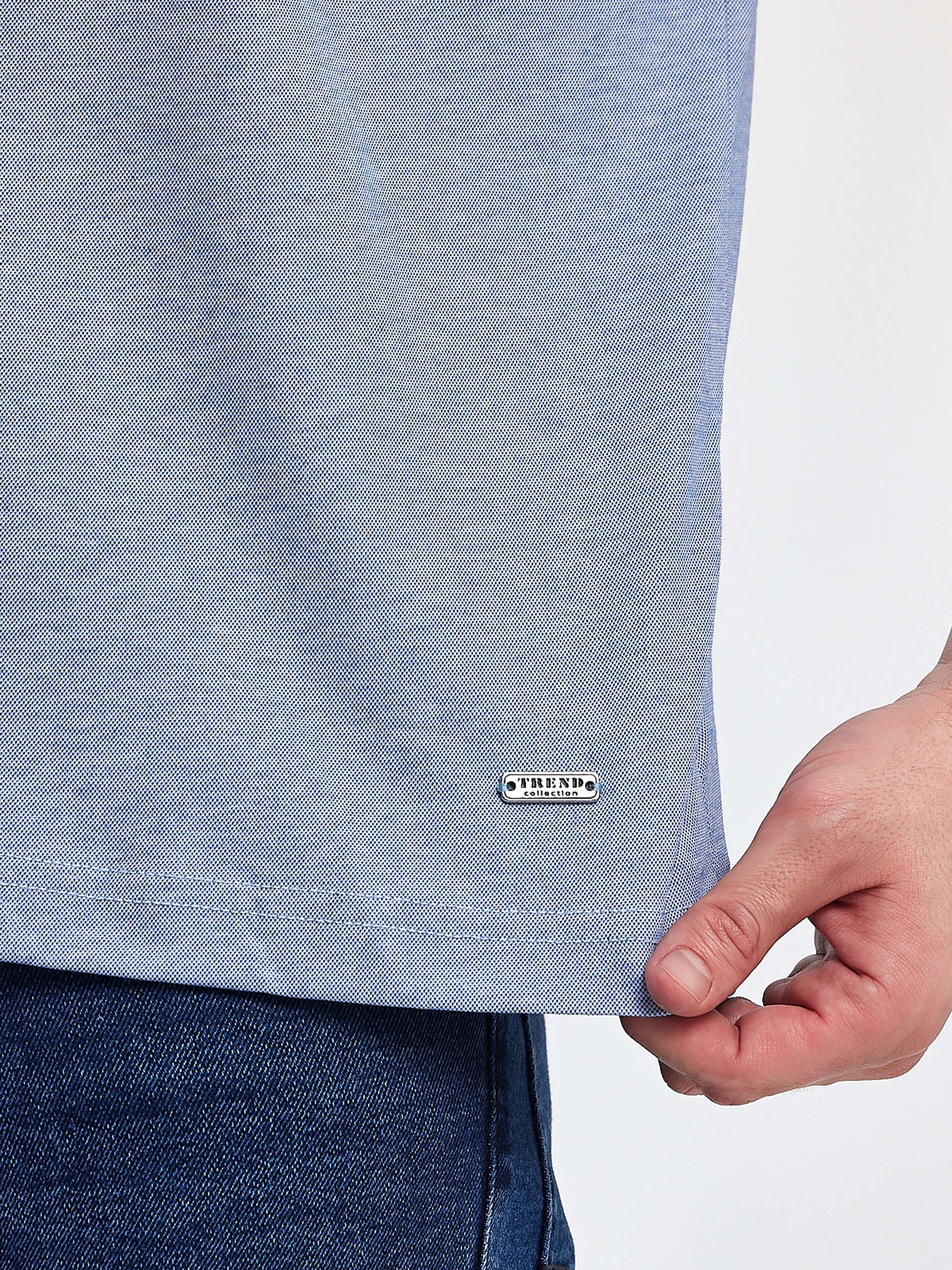 Поло Trend Collection модель TC12472BlueLightFTBLK Фото