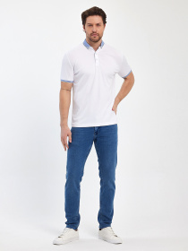 Поло Trend Collection модель TC12471WhiteFTBLK Поло Trend Collection модель TC12471WhiteFTBLK Фото