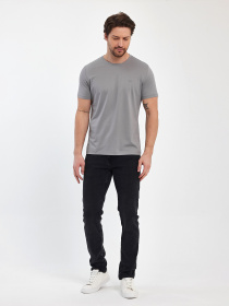 Футболка Trend Collection модель TC12467LightGreyFTBLK Фото