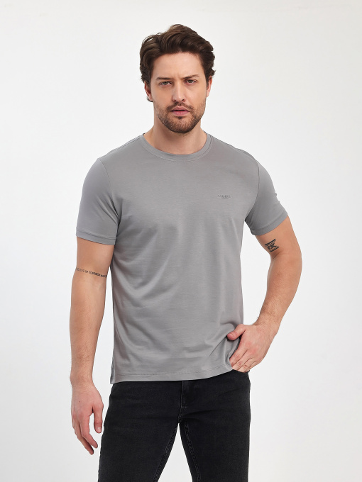 Футболка Trend Collection модель TC12467LightGreyFTBLK Фото