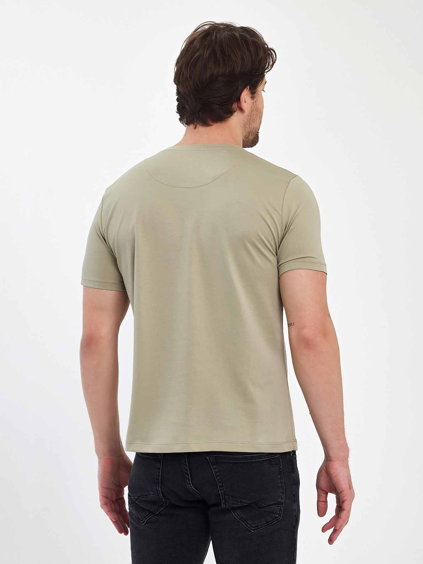 Футболка Trend Collection модель TC12466OliveFTBLK Фото