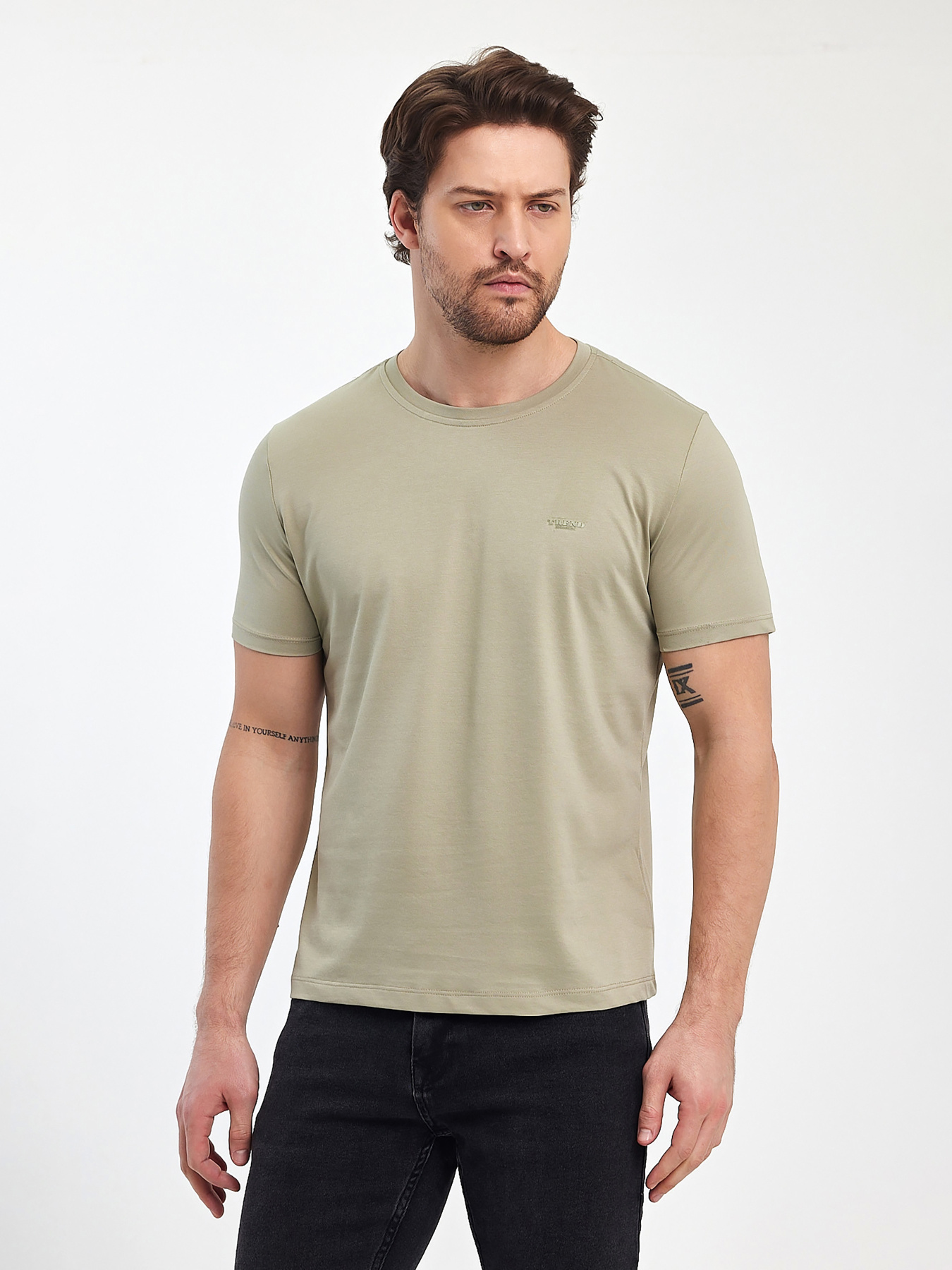 Футболка Trend Collection модель TC12466OliveFTBLK Фото