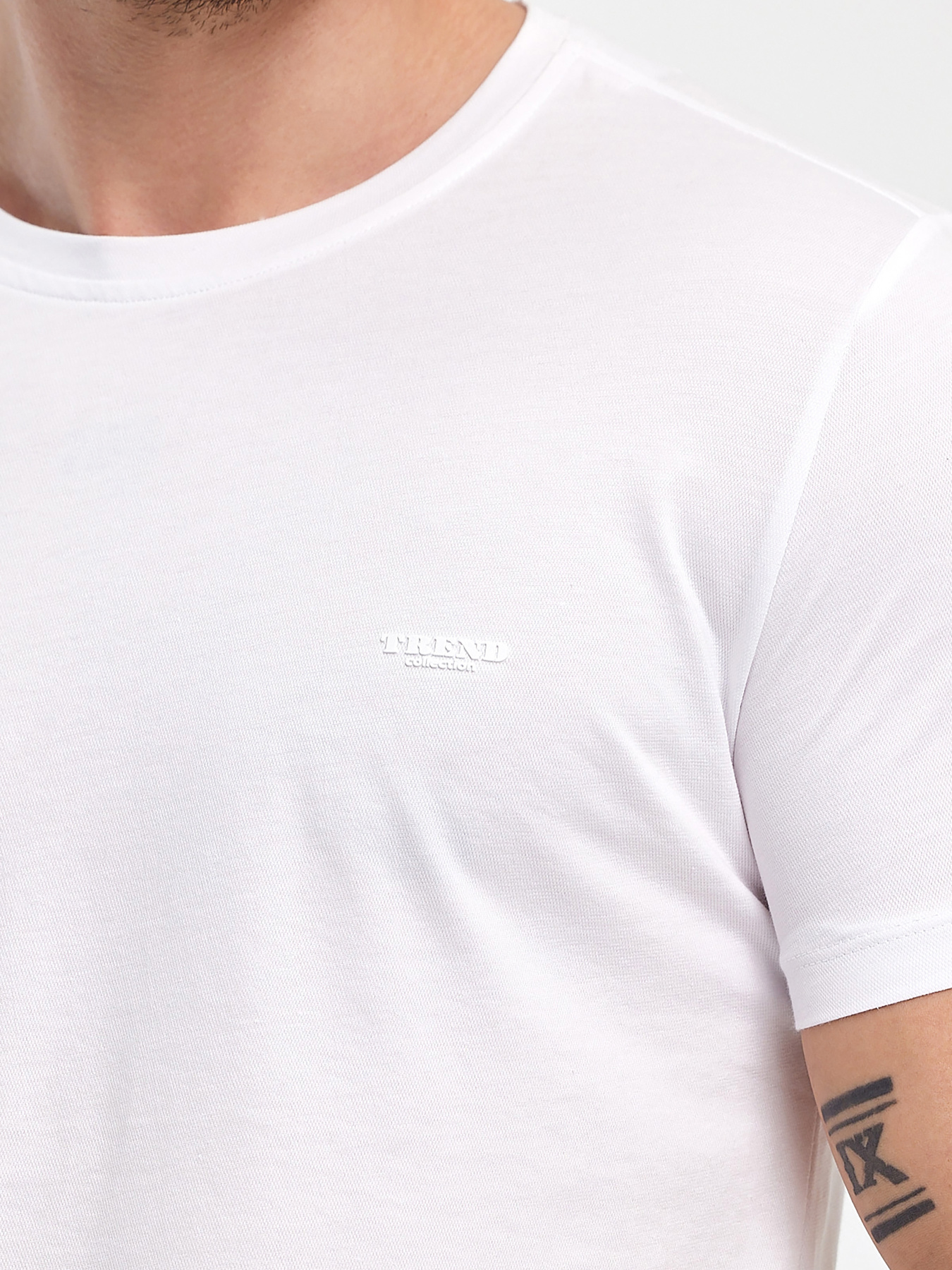 Футболка Trend Collection модель TC12465WhiteFTBLK Фото