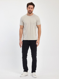 Футболка Trend Collection модель TC12464BeigeFTBLK Фото