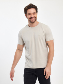 Футболка Trend Collection модель TC12464BeigeFTBLK Фото