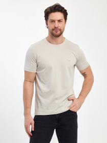 Футболка Trend Collection модель TC12464BeigeFTBLK Фото