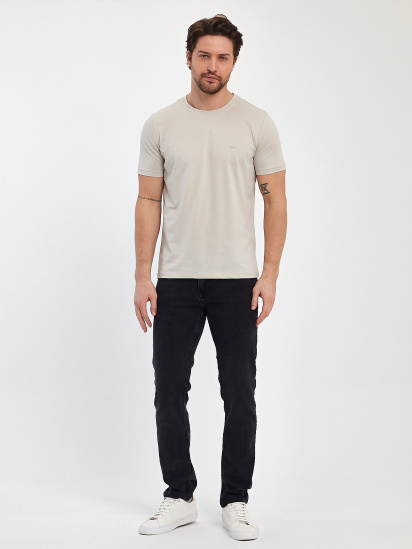 Футболка Trend Collection модель TC12464BeigeFTBLK — фото - INTERTOP