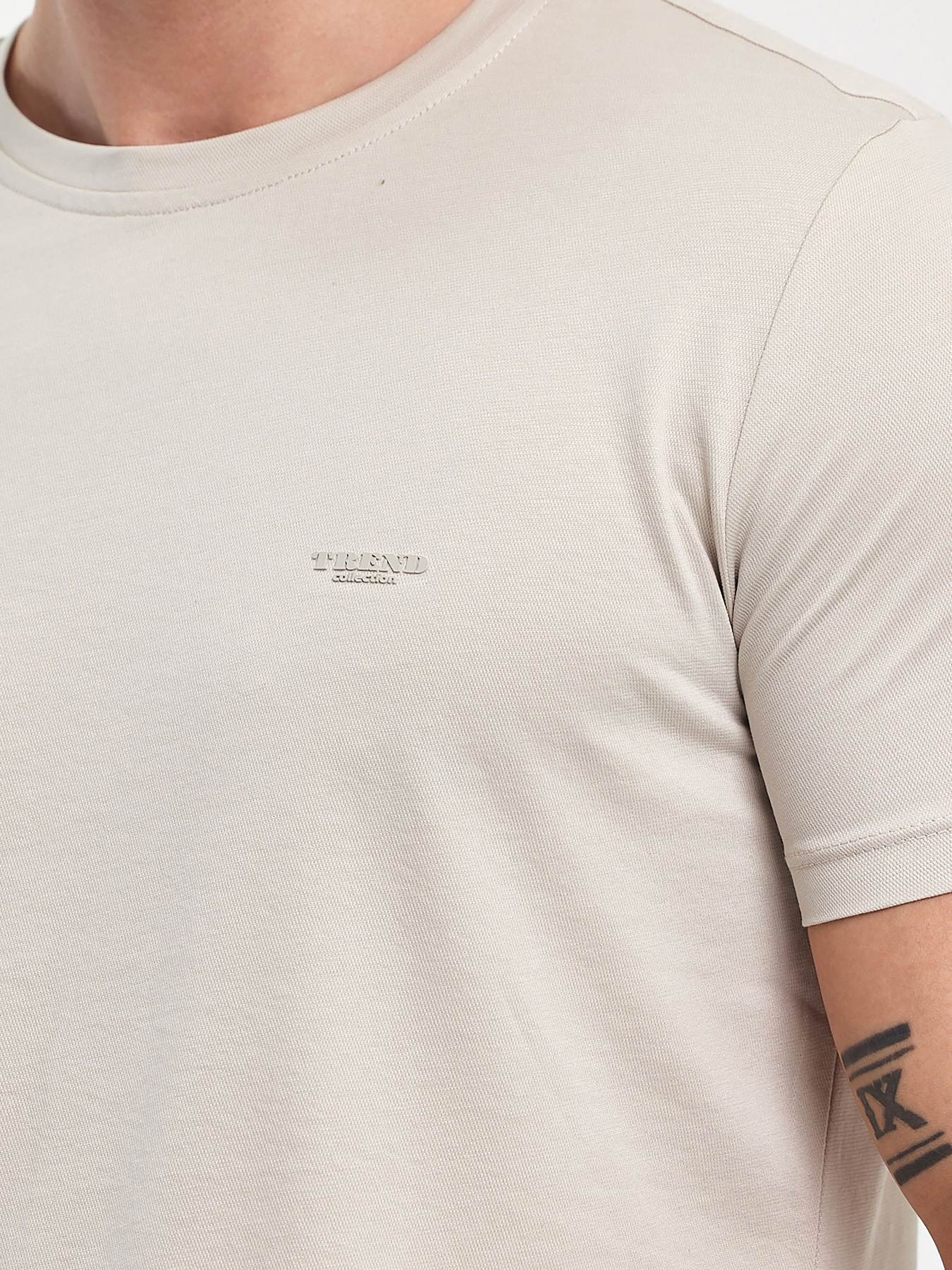 Футболка Trend Collection модель TC12464BeigeFTBLK Футболка Trend Collection модель TC12464BeigeFTBLK Фото