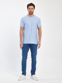 Футболка Trend Collection модель TC12461BlueLightFTBLK Фото