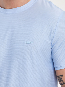 Футболка Trend Collection модель TC12461BlueLightFTBLK Фото