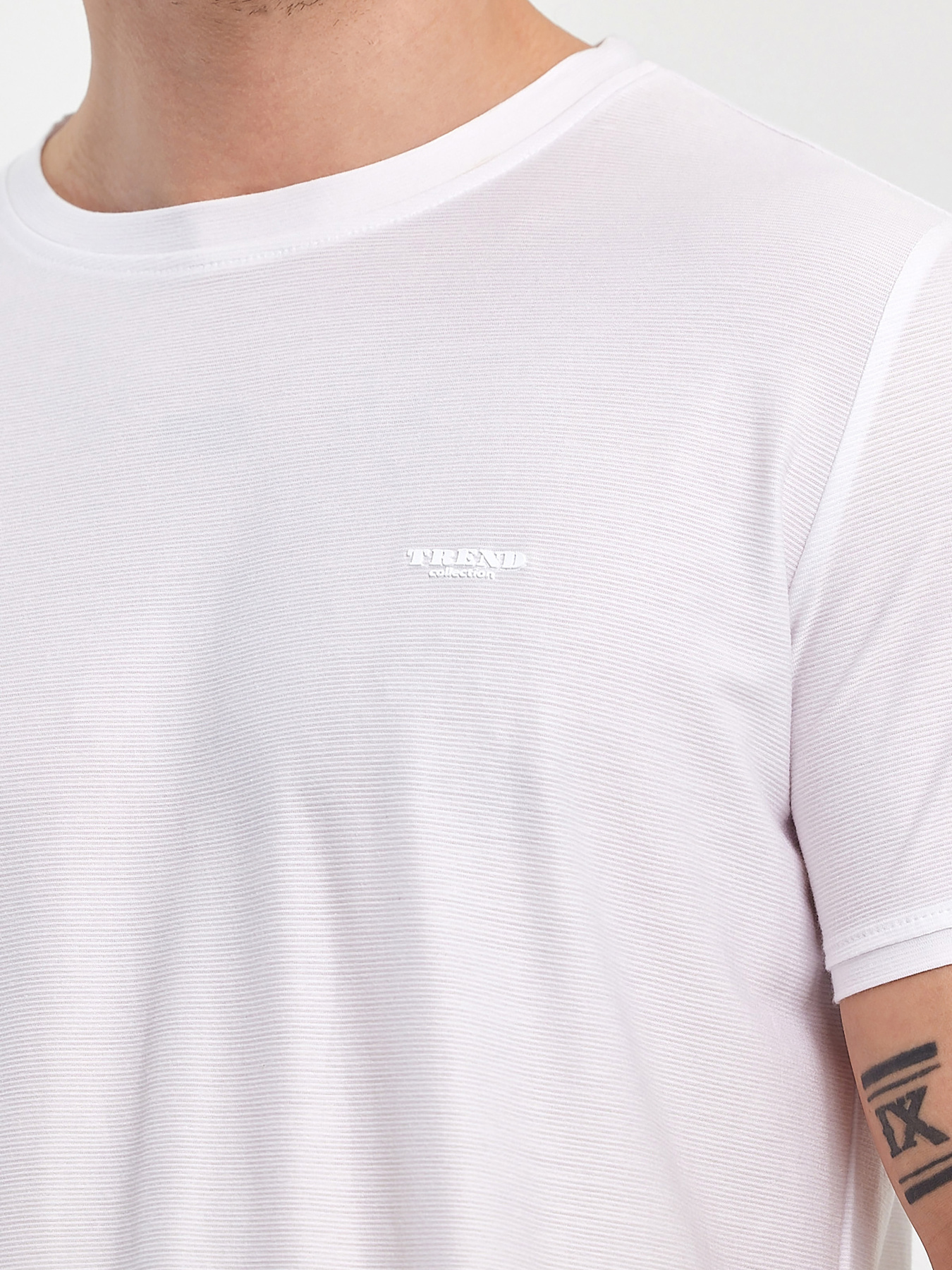 Футболка Trend Collection модель TC12460WhiteFTBLK Фото