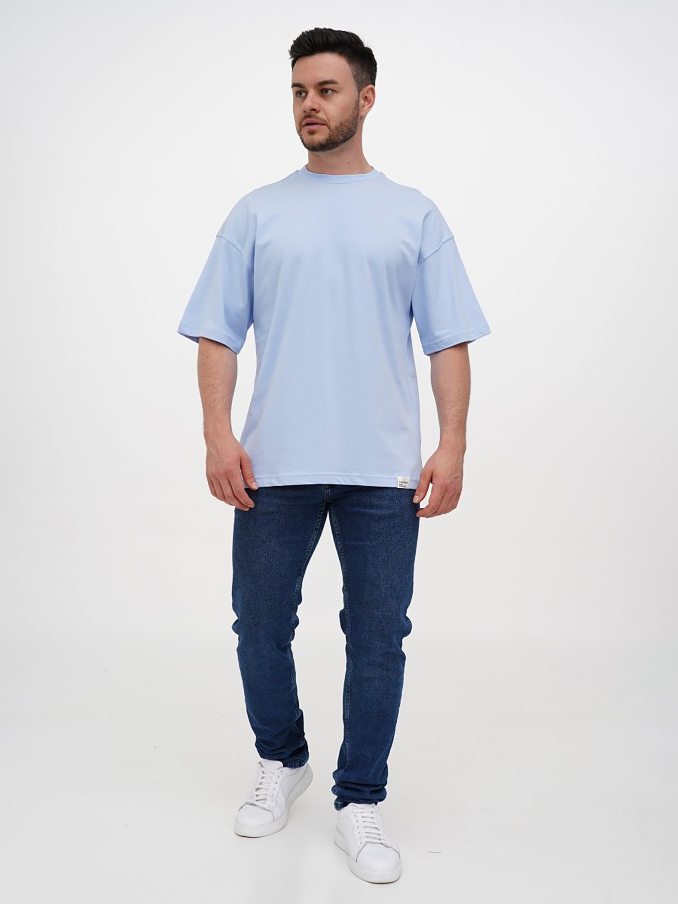 Футболка Trend Collection модель TC12261BlueLightFTBLK Фото