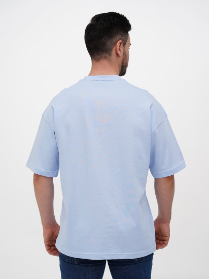 Футболка Trend Collection модель TC12261BlueLightFTBLK — фото 3 - INTERTOP